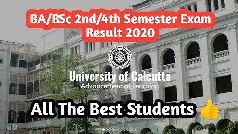 Calcutta University BA/BSc Intermediate Exam 2020 Result || cu 2nd/4th Result 👍 Must Watch 💯