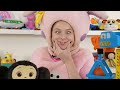 Биг Папа Влог Снимаем Шоу для малышей Кукутики Синий трактор Котэ Алиса и другие 