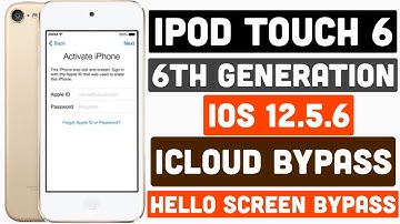 How To ipod iCloud Unlock-IPod Touch 6th Generation ICloud Bypass IOS (12.5.6) Windows Tutorial-2024