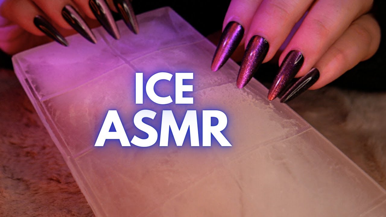 ASMR Scratching & Tapping on ICE (No Talking) To Help You Fall Asleep