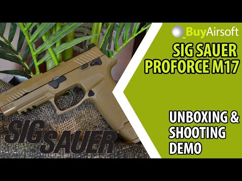 BuyAirsoft: VFC Sig Sauer ProForce P320 M17 CO2 Blowback Unboxing