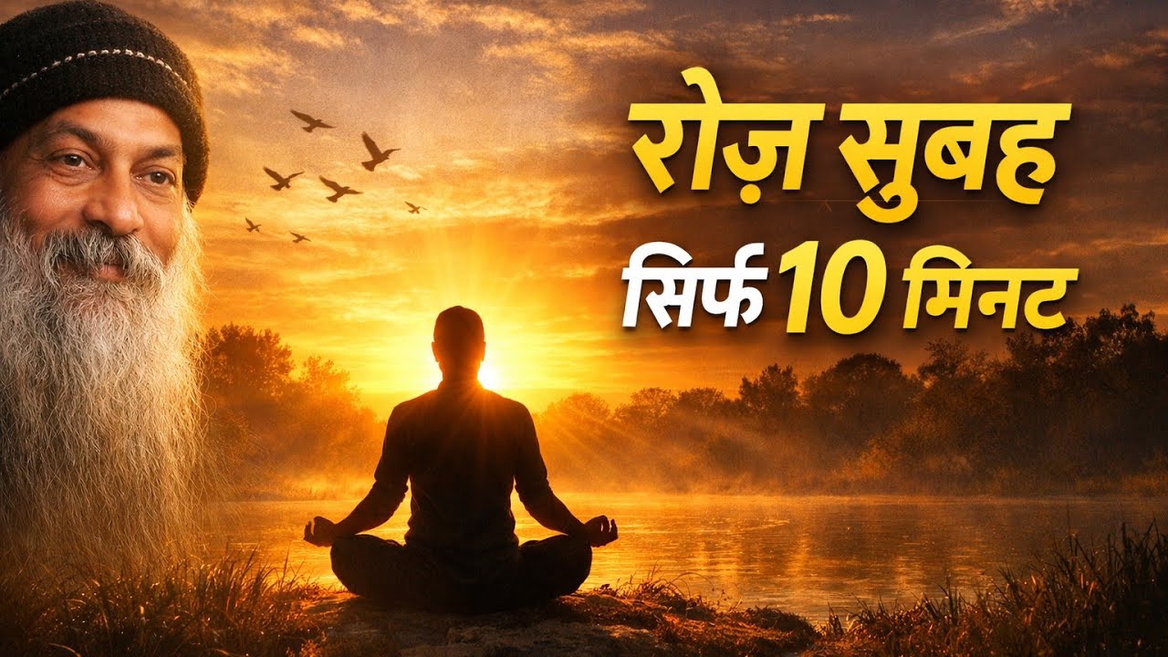 सुबह का ध्यान: जीवन बदलने वाला अनुभव | inspired by Osho #meditation 