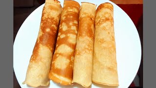 SOFT THIN PANCAKES RECIPE |how to make vanilla pancakes |Thin delicious pancakes
