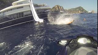 FunAir Yacht Slide view from a JetSki