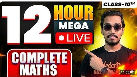 12‑Hour Maths Maha Marathon 🧮 | Target 100/100 | Class 10 AP & TS Boards | Rupesh Sir