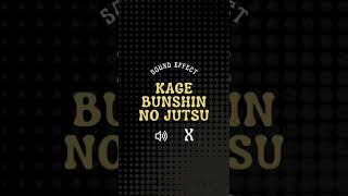 Kage Bunshin No Jutsu Sound Effect #soundeffect #memes #anime