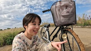 伊江島を自転車で一周🚴🏻‍♀️ | 沖縄vlog