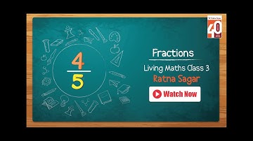 Fractions Chapter 8 Living Maths Class 3 - Ratna Sagar | Fractions For Class 3 | #maths