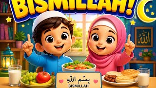 Bismillah Song for Kids 🌙 | Islamic Song for Muslim Children | DeenDazzle Kids