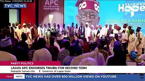 Lagos APC Endorses President Tinubu For 2nd Term, As COWLSO Celebrates 25th Anniversary