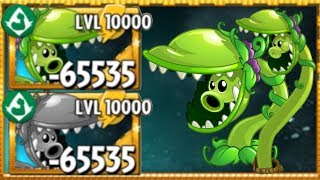 Plants vs Zombies 2 Snap-pea Upgraded to Level 10000 PvZ2