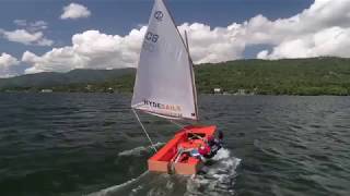 Oz Goose - long planing reach in moderate wind in the second National Championships