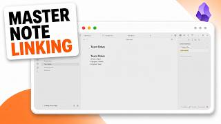 How to Create Links and Backlinks in Obsidian (Connected Notes Network)