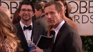 Aaron Eckhart Fashion  - Golden Globes 2014 Net Worth