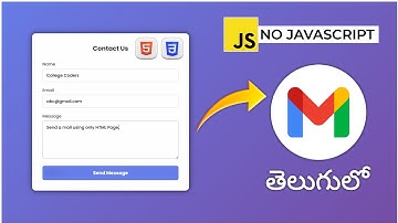 Send Email from HTML Contact Form to Gmail Using Web3Forms | No JavaScript Needed