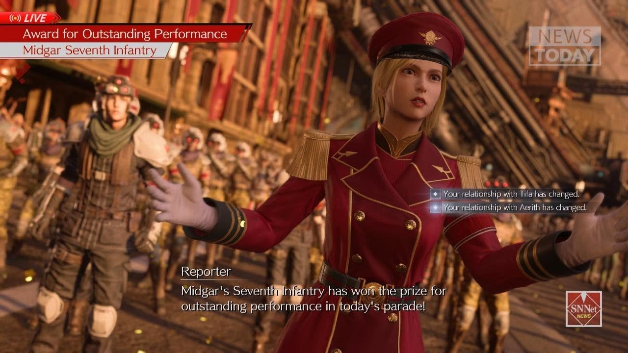 FINAL FANTASY VII REBIRTH_Junon Parade Secret Cutscene