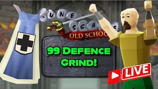 IM BACK!! 99 Defence Grind at Soul Wars - Old School Runescape Live
