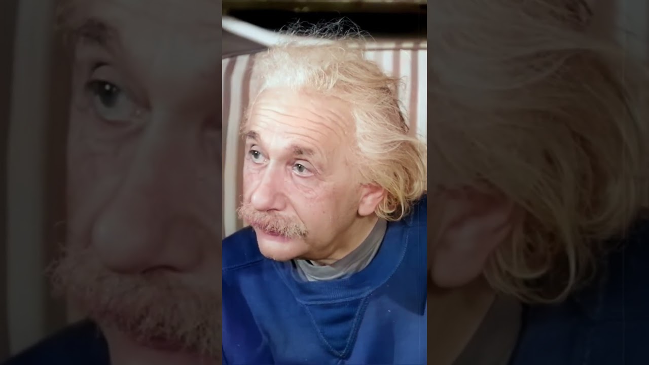 Albert Einstein and Leo Szilard on atomic power, colored Video