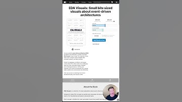 EDA Visuals | Small bite sized visuals about event driven architectures #books #newreleases