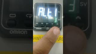 omron e5cc setting lower temperature alarm#automation #temperature