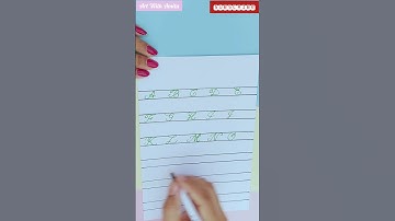Cursive handwriting for beginners handwriting practice | Cursive writing A to Z #shorts