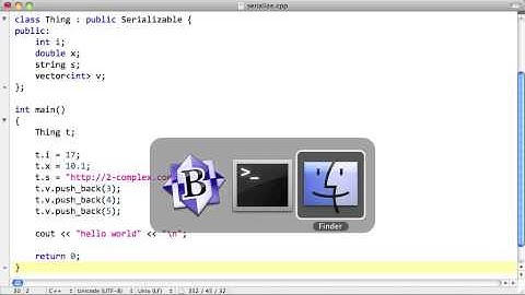 2-Complex Video Tutorial: Serializable
