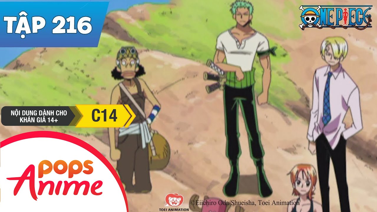 One Piece Tập 216 - Trận Đấu Tiếp Theo - Trò Chơi Đập Tường - Phim Hoạt Hình