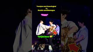 The difference bro...🤭 #txt #tomorrow_x_together #yeonjun #beomgyu #soobin #hueningkai #txtmoa