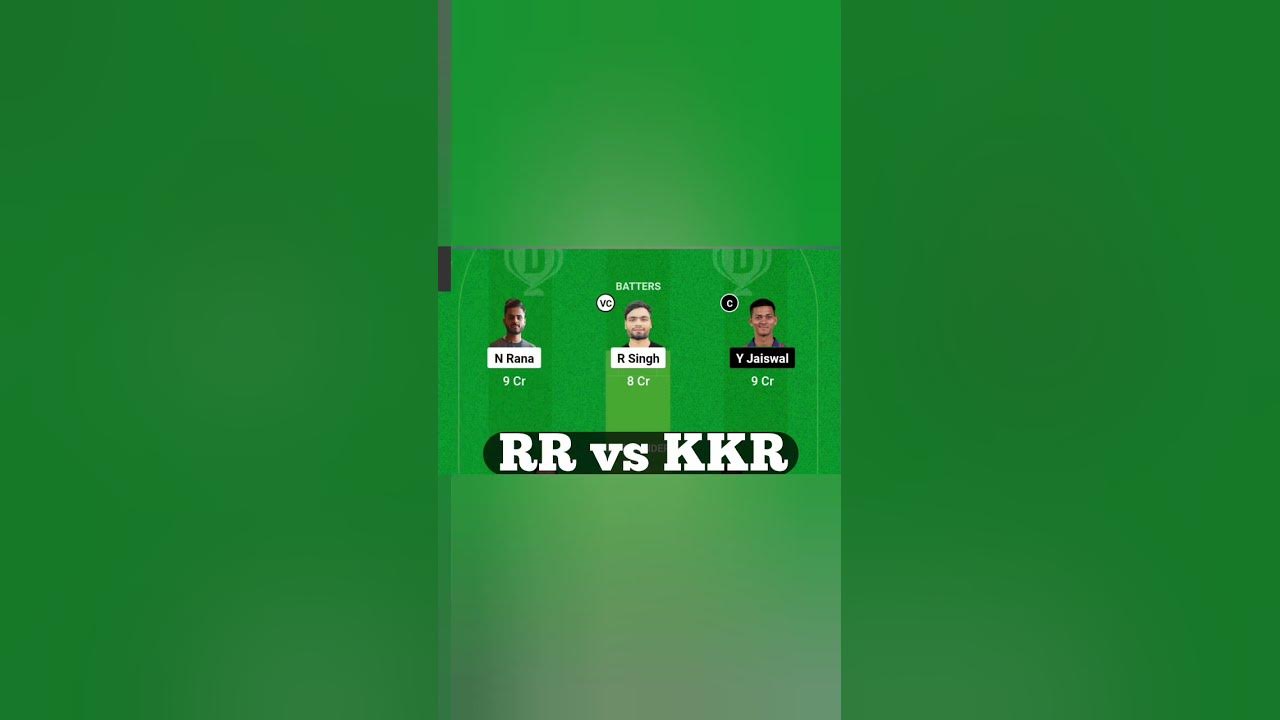 kol vs rr ipl 56th Match dream11 team today match Kolkata vs