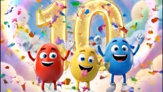 Number song 1-10#learningisfun #learningsongs #toddlersongs #numbersong r