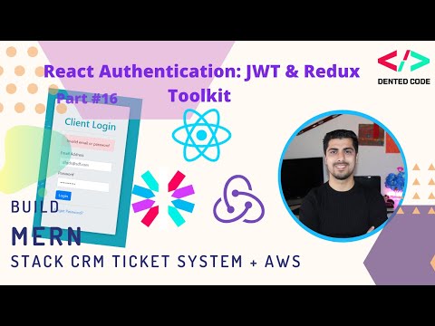 React Authentication With JWT REST API  & Redux Toolkit [2021] - #16 Build MERN Stack CRM System