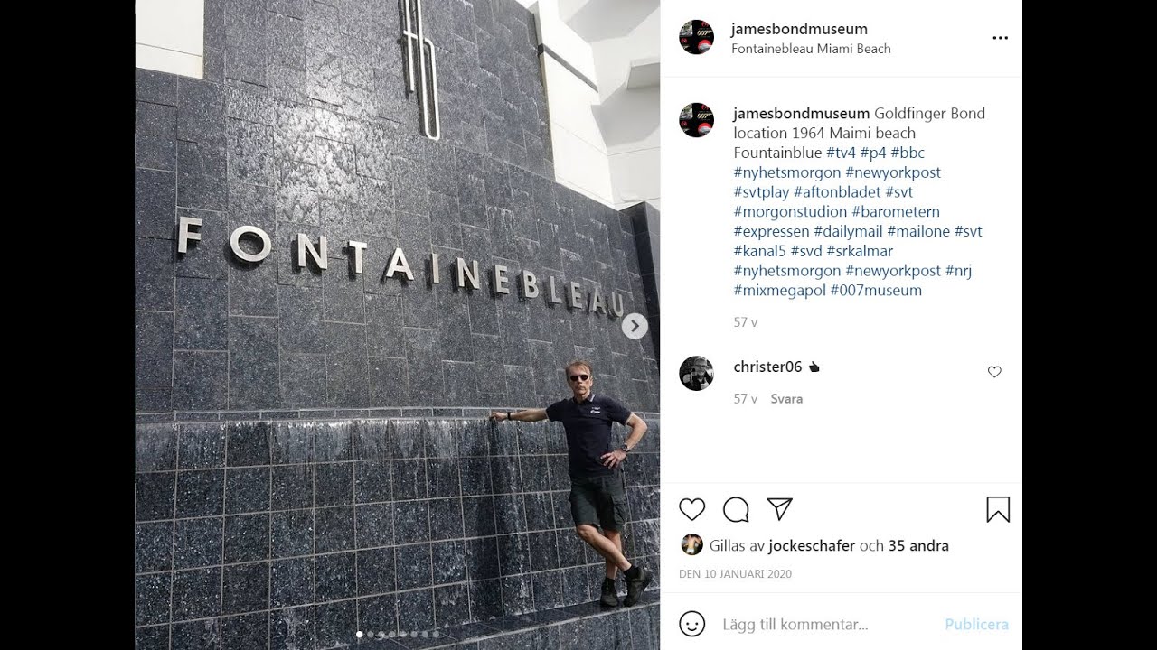 Goldfinger Hotell Fontainebleau  www.007museum.com