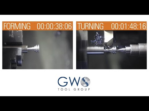 GWS Form Inserts vs  Single Point Turning - video from GWS Tool Group