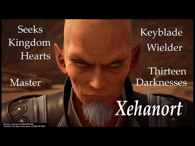 XEHANORT [ALL CUTSCENES] | Kingdom Hearts Series THE MOVIE class=