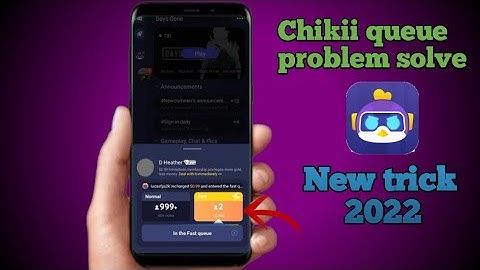 Chikii Long Queue Problem Solve |New Trick| 2022