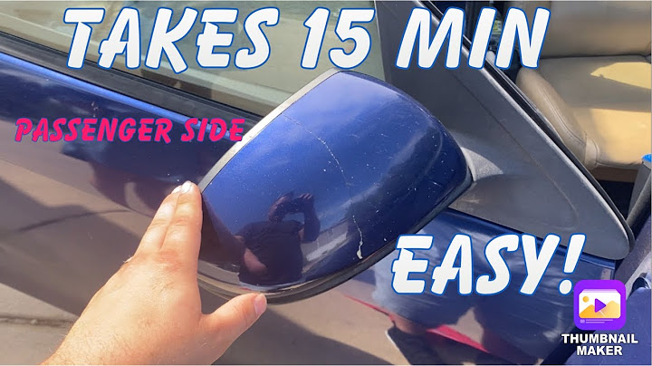 Mazda 3 2010 side mirror replacement