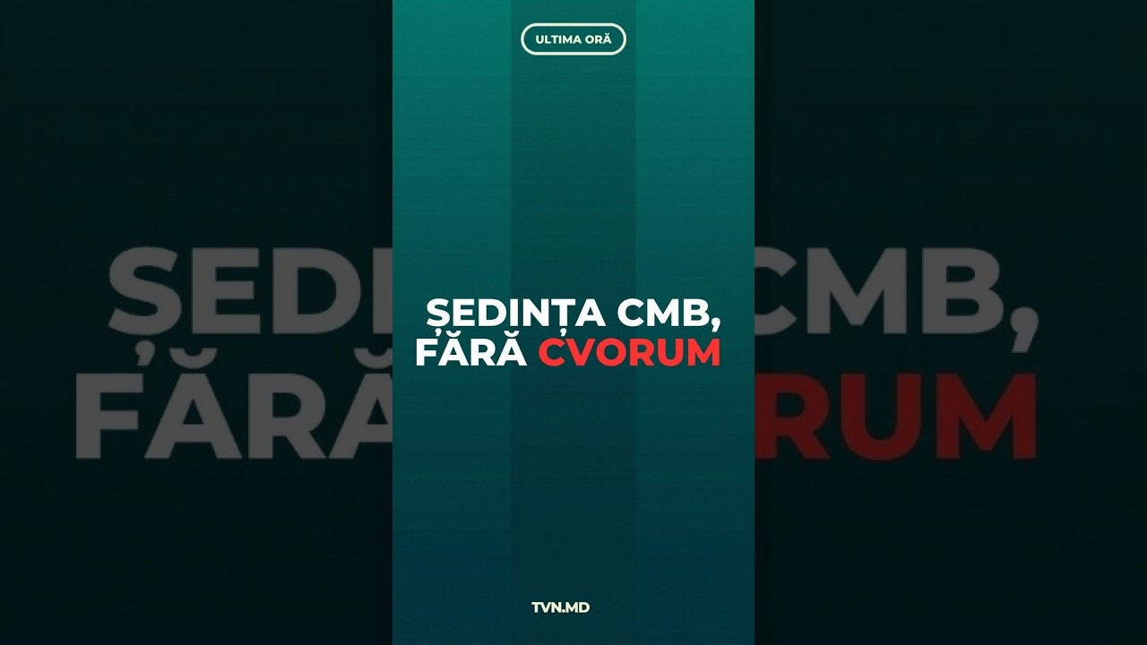 ȘEDINȚA CMB, AMÂNATĂ DIN NOU DIN LIPSĂ DE CVORUM