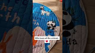 Huge Play Mat with Adorable Zoo Animals – High Quality & New Design