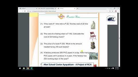 Rotary Club of Ambattur Class 5 Maths Chapter 3 Four Operations Part 8