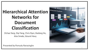 Hierarchical Attention Networks for Document Classification - Paper Presentation