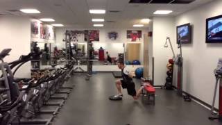 Barbell RFESS (2 Deficit)-Isometric