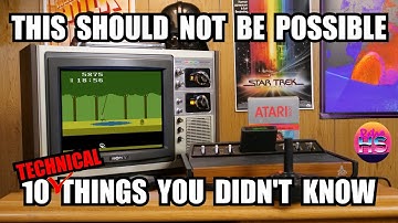 Atari VCS/2600 - 10 TECHNICAL Things You Didn