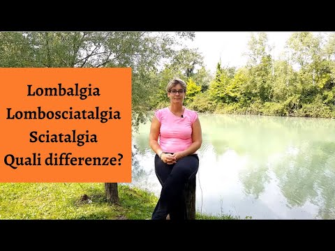 Sciatalgia, lombalgia e lombosciatalgia, quali differenze?