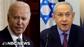 New signs of tension between Biden and Israel