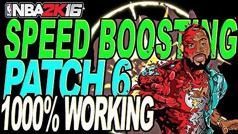 NBA 2K16: How To Speed Boost After PATCH 6!