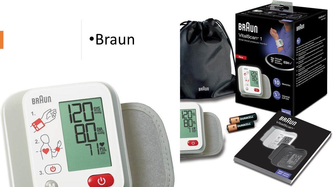 Braun VitalScan 3 Wrist Blood Pressure Monitor BBP 2200