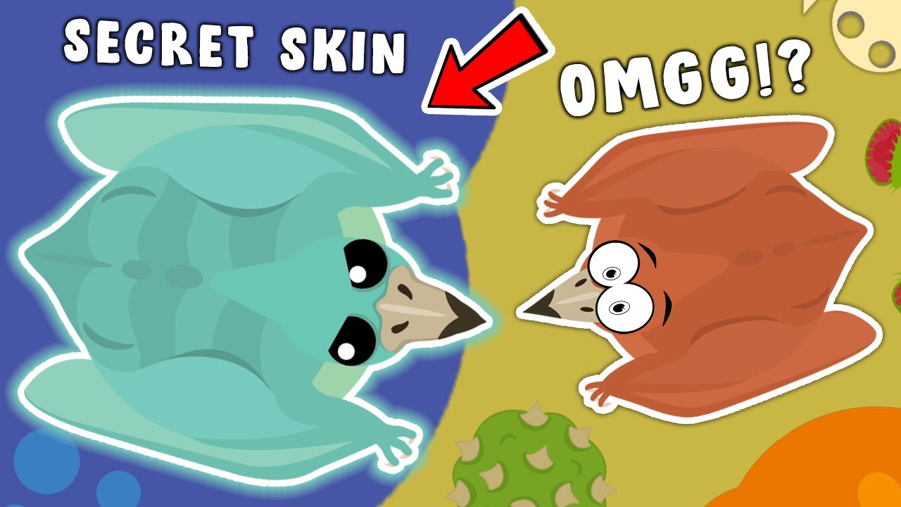 *NEW* SECRET AQUA PTERODACTYL SKIN IN MOPE.IO