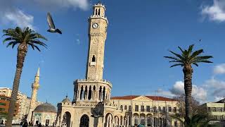 Beautiful Konak Clock Tower & Camii in Izmir (Walking the Earth; Turkey)
