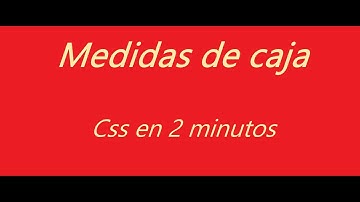 Width y Height | Css en 2 minutos