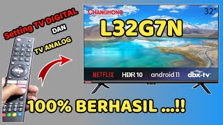 Cara setting siaran TV digital dan TV analog di TV LED | CHANGHONG L32G7N screenshot 2